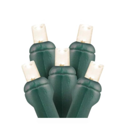 Pure white mini Christmas lights