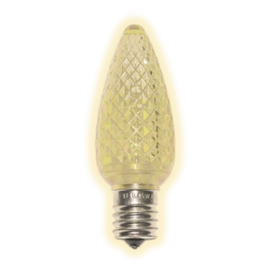 Warm white C9 LED Christmas bulb